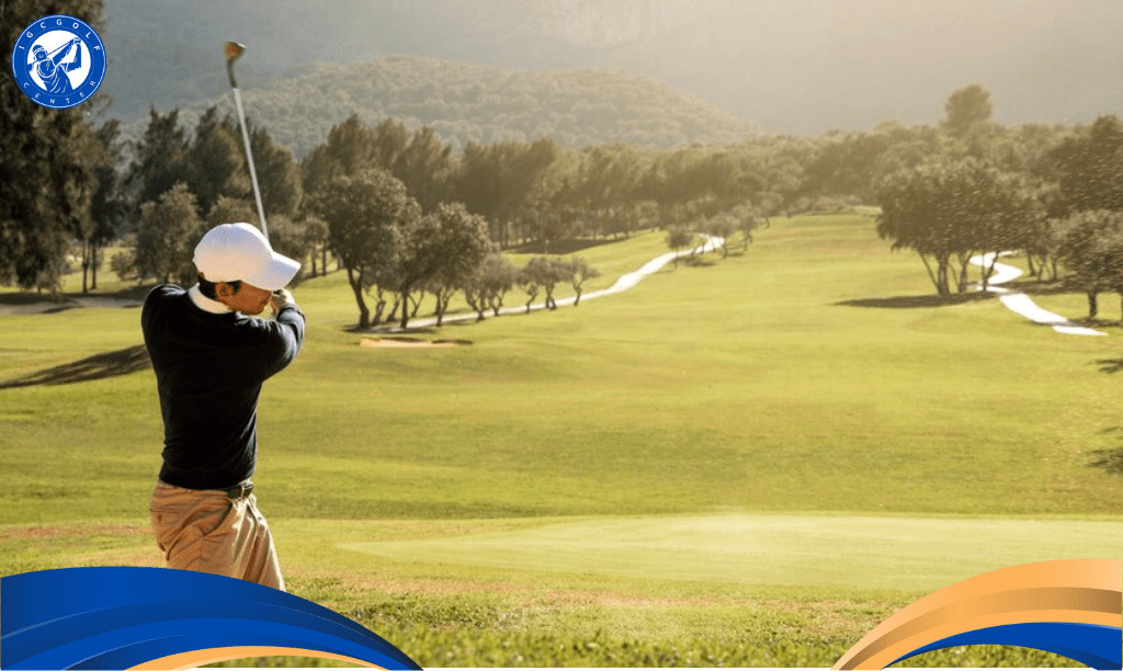 Tâp golf tại học viện dạy học đánh golf ở Bắc Giang