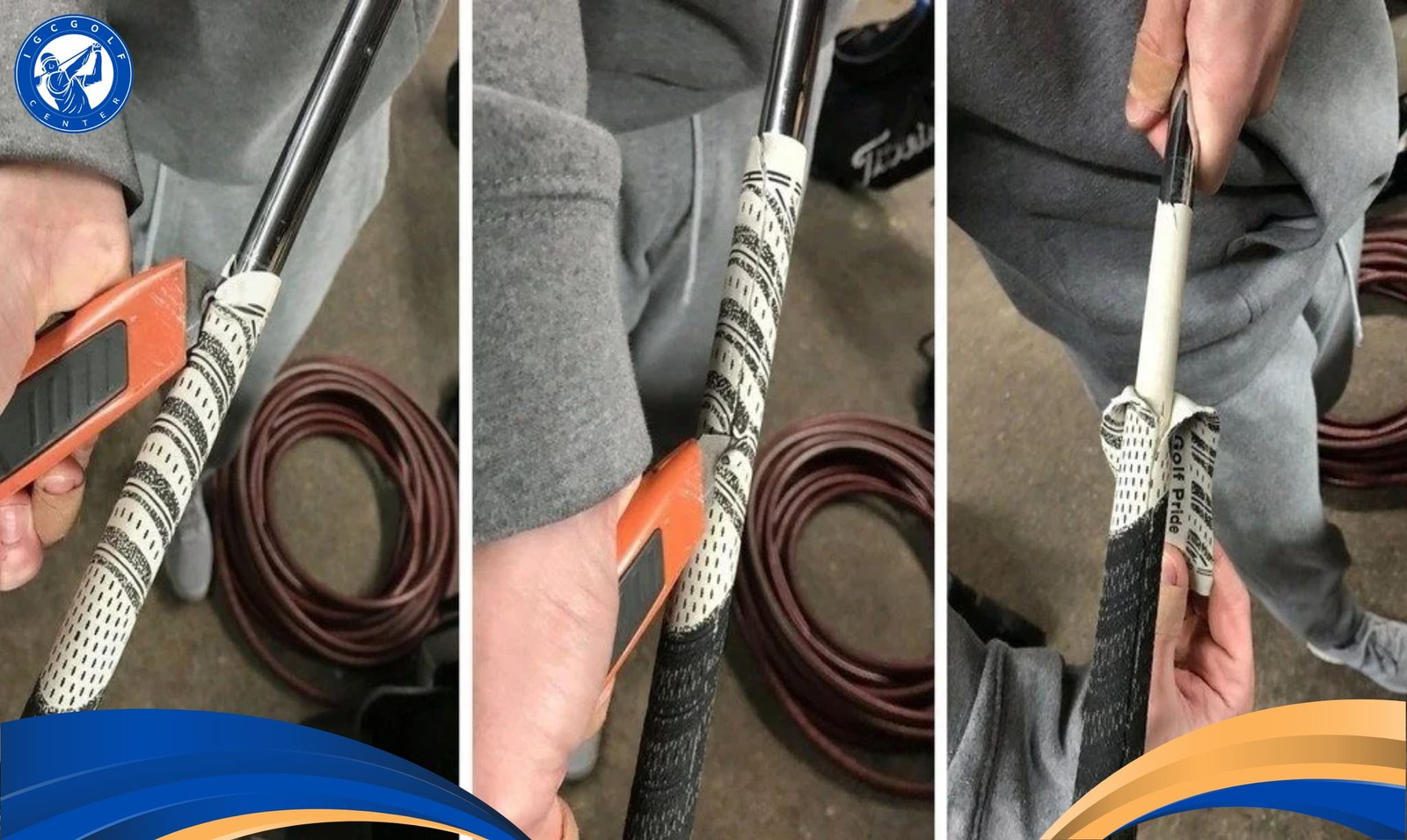 Quy trình thay grip gậy golf phổ biến hiện nay