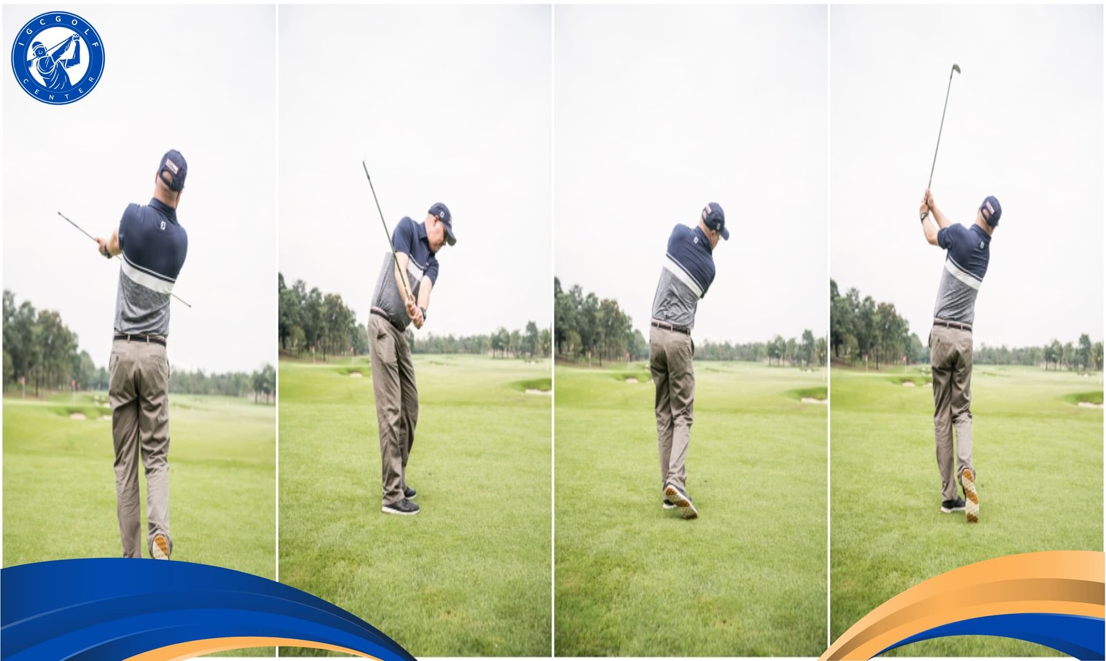Luôn kiểm soát lực khi truyền tải khi thực hiện cú swing