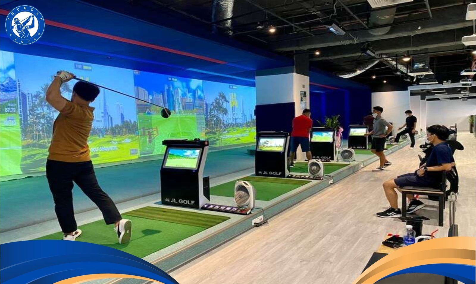 Phòng tập golf cao cấp tại chung cư Sala tọa lạc quận 2