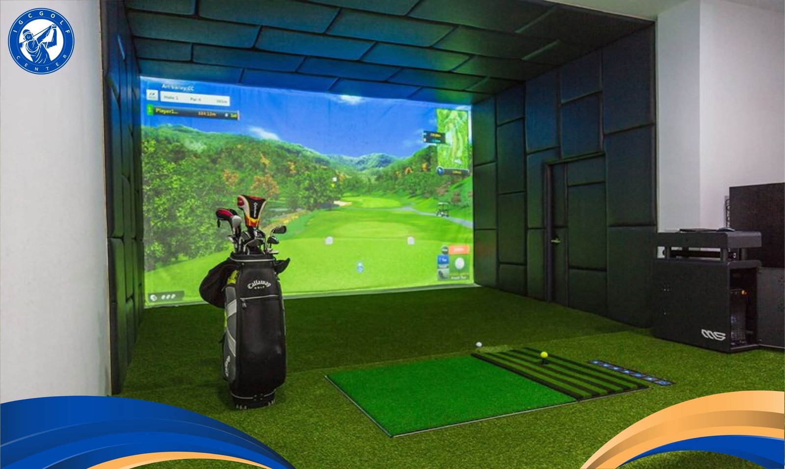 Phòng tập golf chuẩn hiện đại tại OKONGOLF ở Sky Garden 1