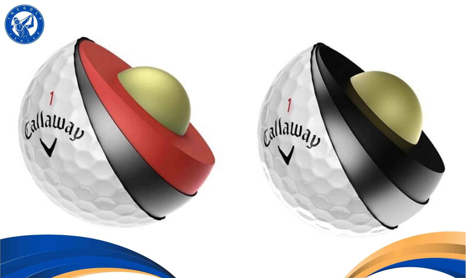 Bóng golf 4 lớp