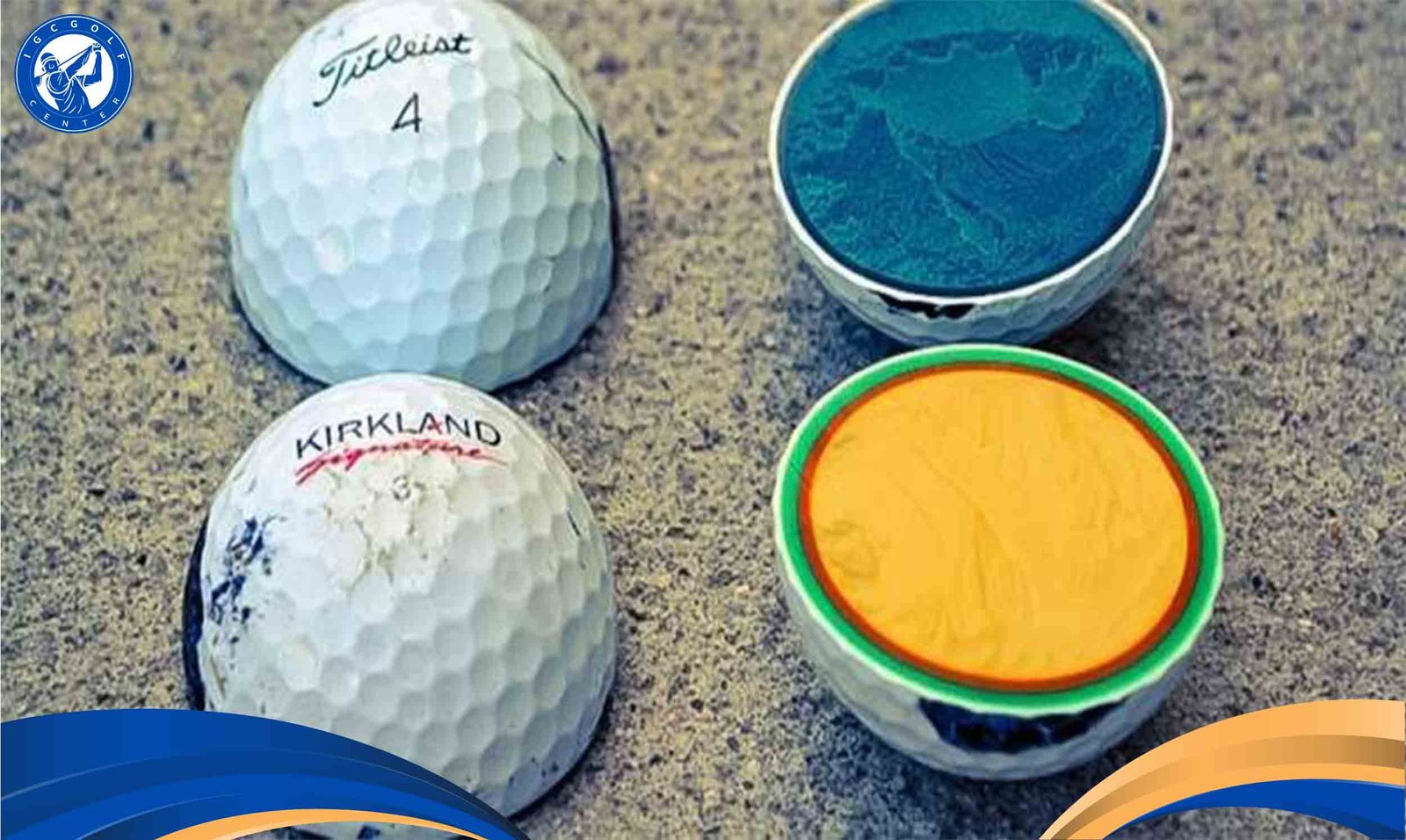bóng golf làm bằng chất liệu gì