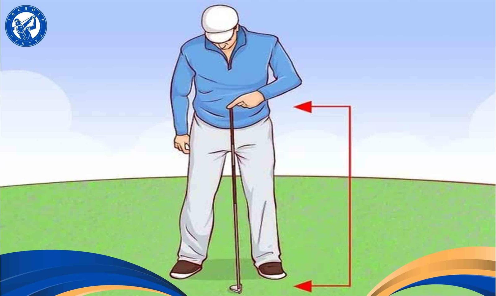 Chiều dài gậy golf phù hợp 