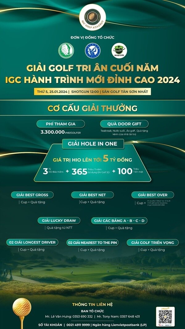 Giải Golf tri ân cuối năm