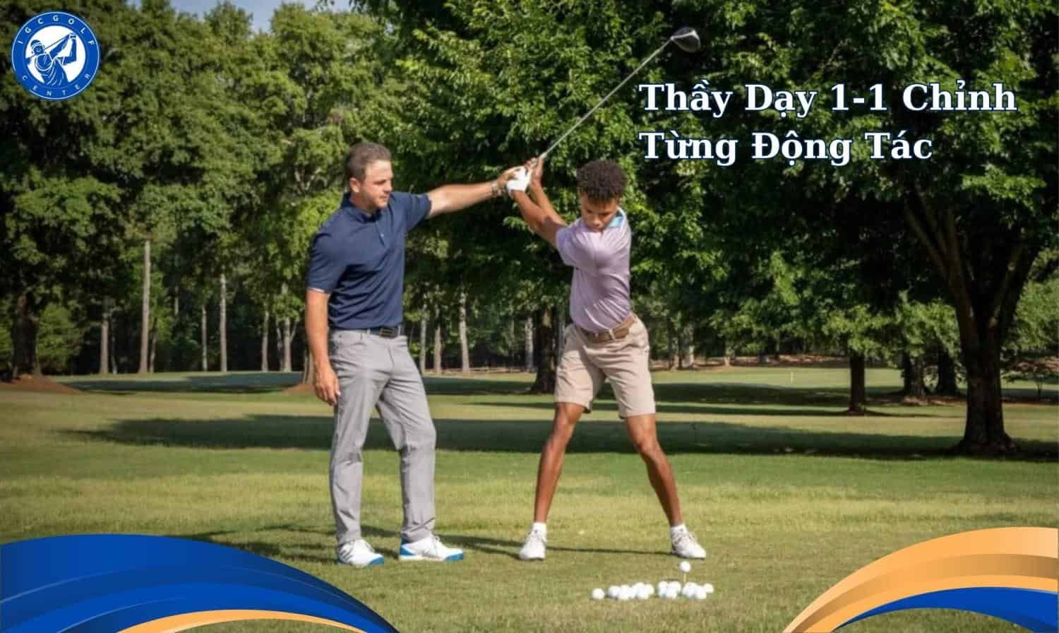 đào tạo khóa học golf cơ bản 1-1